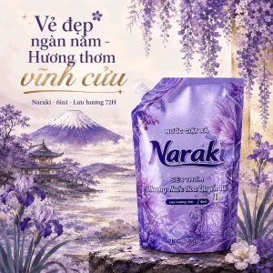 Nước giặt xả 6 in 1 Naraki