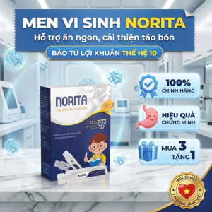 Men vi sinh cho bé NORITA bổ sung bào tử lợi khuẩn hỗ trợ trẻ ăn ngon